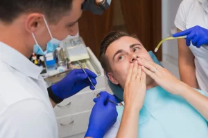 Doctor explaining Reasons for Root canal treatment